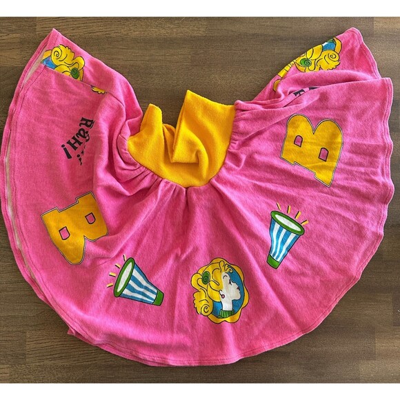 Rare Mattel Barbie for Girls Cheerleading Circle Skirt Costume Small Vtg 80s 90s